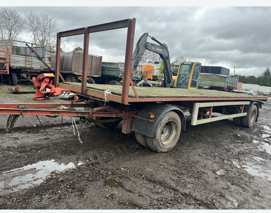 Ifa hw Huffermann przyczepa platforma 95r 7 m 18 ton do balotow