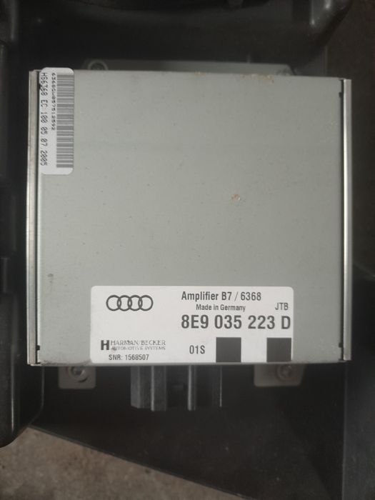 Subwoofer,wzmacniacz Audi a4 b7