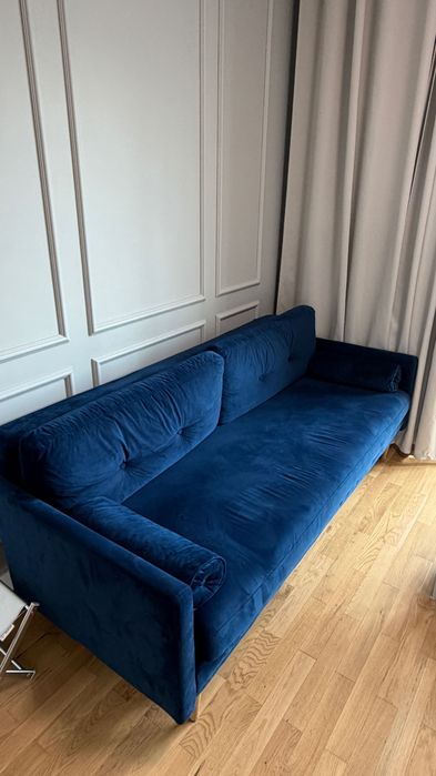 Luksusowa velourowa sofa Optisofa