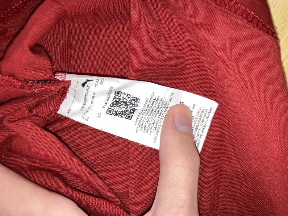 футболка puma красная