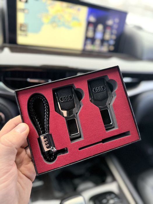 Заглушки в автомобіль audi заглушки в ремені безпеки подарунок