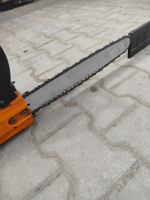 Pilarka spalinowa piła mocna 3KM prowadnica 45cm nowy łańcuch stan bdb