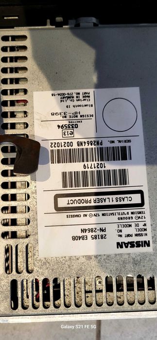 Radio Nissan Navara D40