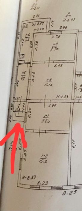 Продаж частини будинку  55м2