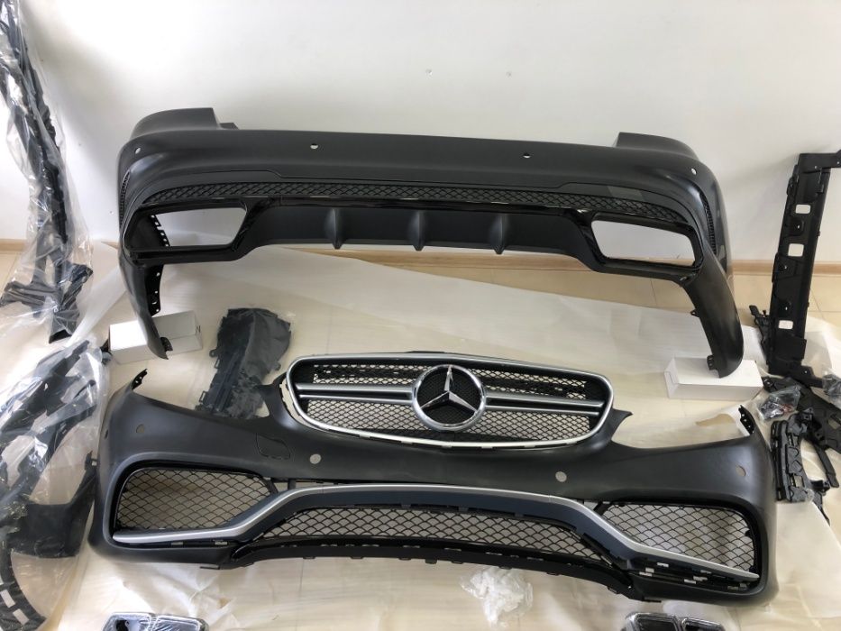 Обвес Mercedes E63 amg e class w212 тюнинг E63 13-16 мерседес решітка
