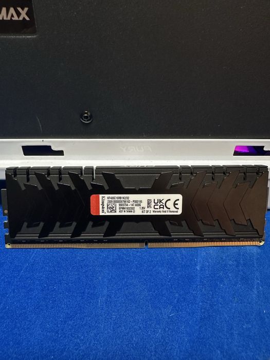 Оперативна памʼять ddr4 16gb  (Kit 2x8gb) 3200mhz HyperX Fury Black