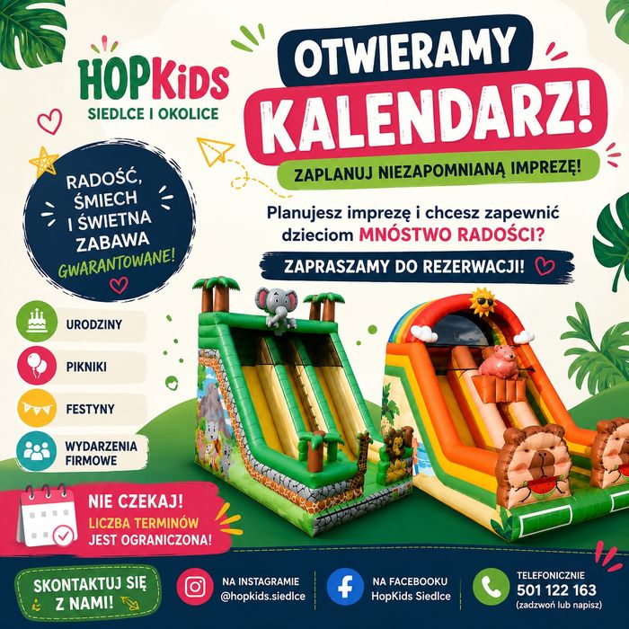 Dmuchańce Kapibara i Dżungla | Wynajem Siedlce i okolice
