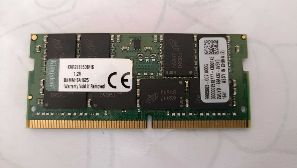1 kość RAM Kingston DDR4 2133MHz 16GB - KVR21S15D8/16