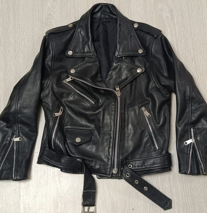 Шкіряна підліткова косуха XS