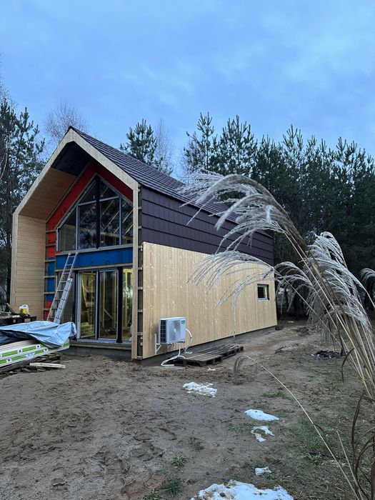 Nowoczesna Stodoła / Domek drewniany / dom z drewna / 35m2 /Całoroczny