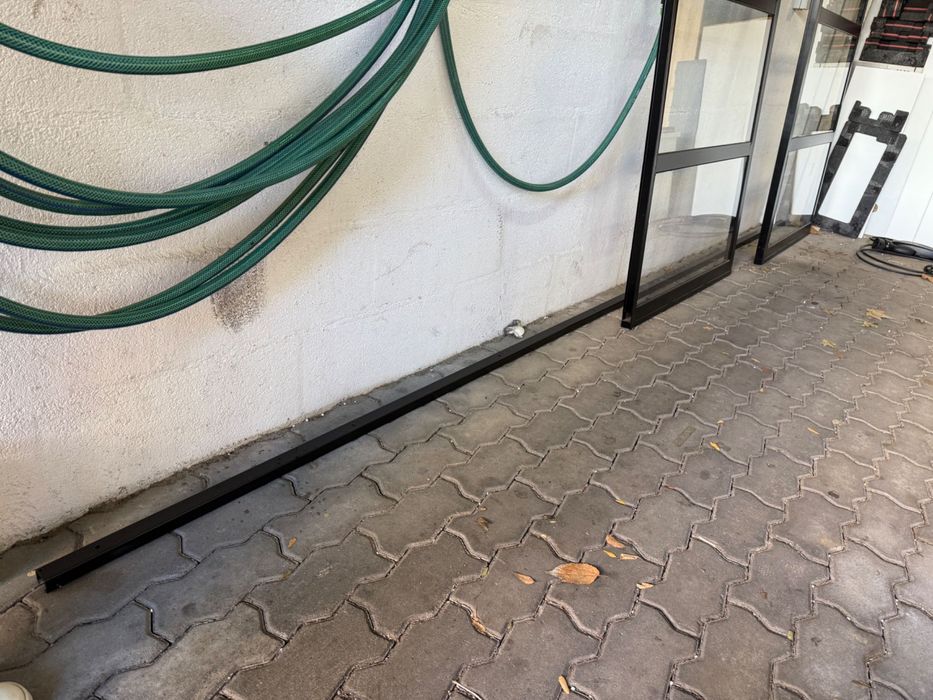 Portas correr ferro lacado preto