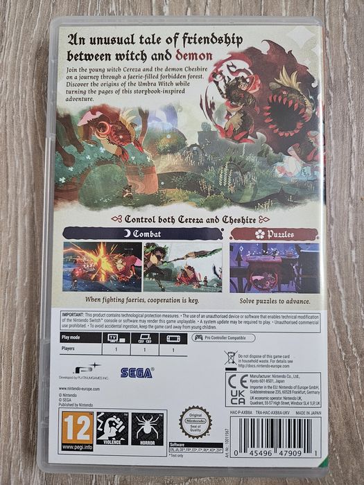 Bayonetta Origins Cereza SWITCH