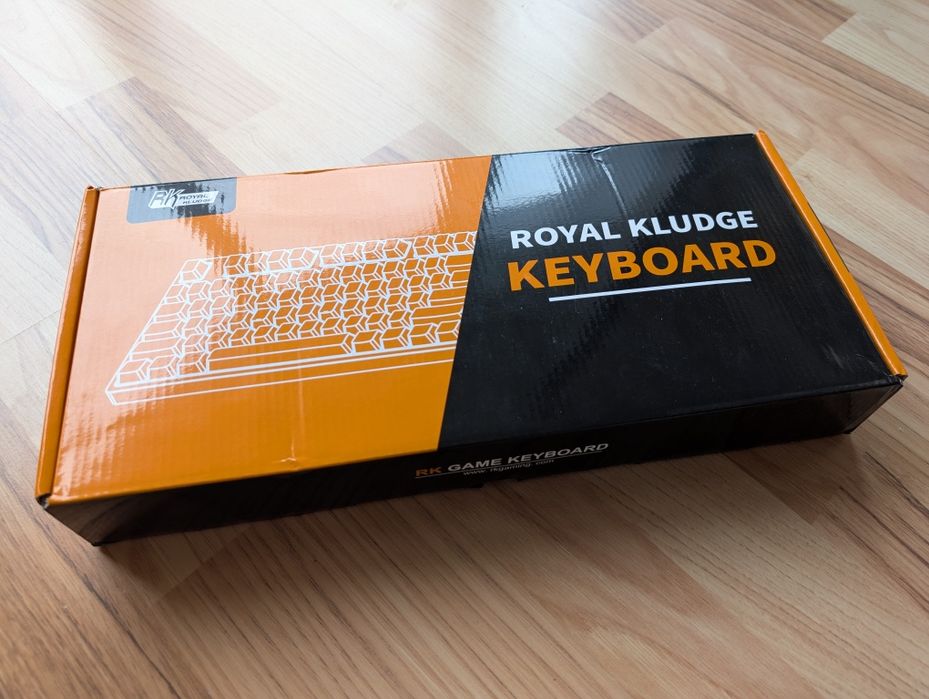 Механічна клавіатура Royal Kludge RK987A Cherry MX Red Біла Bluetooth