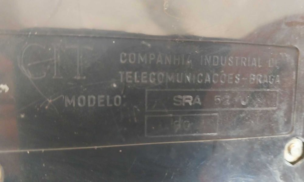 Telefone antigo de disco marca CIT