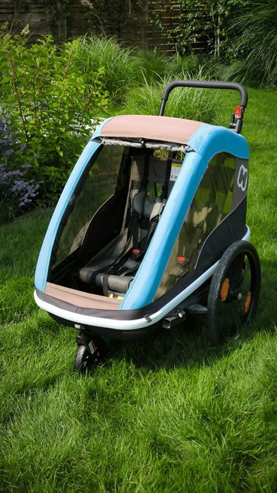 Hamax Avenida Twin – przyczepka dla 2 dzieci | amortyzacja | wysyłka