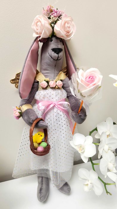 Ręcznie robiona lalka amulet Tilda