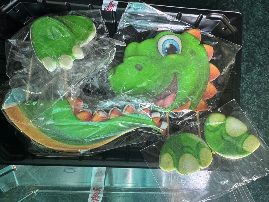 Продам топінг, декор для торту, желатинові кульки, дракончик