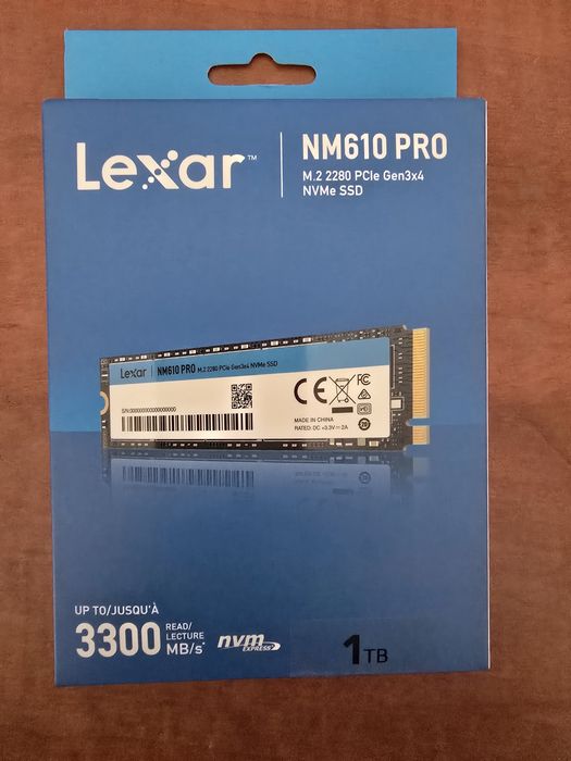 SSD NvMe 1TB Lexar