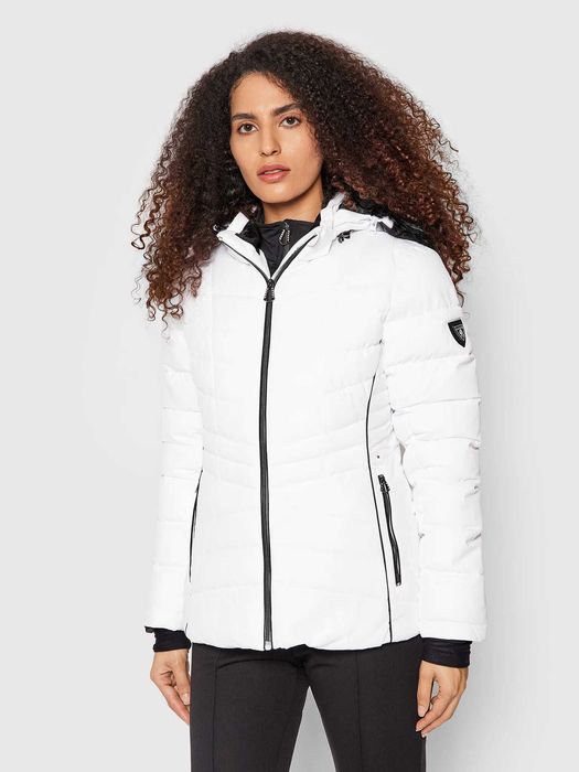 kurtka narciarska Dare2B S M 36 38 Glamorize II DWP479 Biała Slim Fit