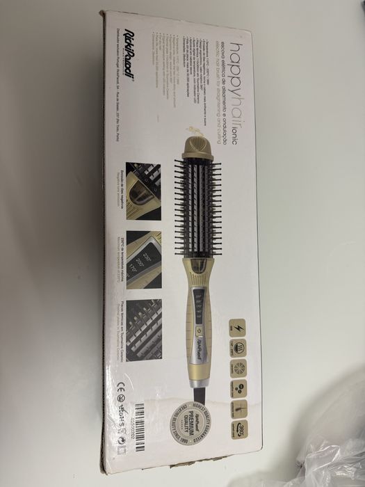 Escova eletrica de alisamento e ondulação