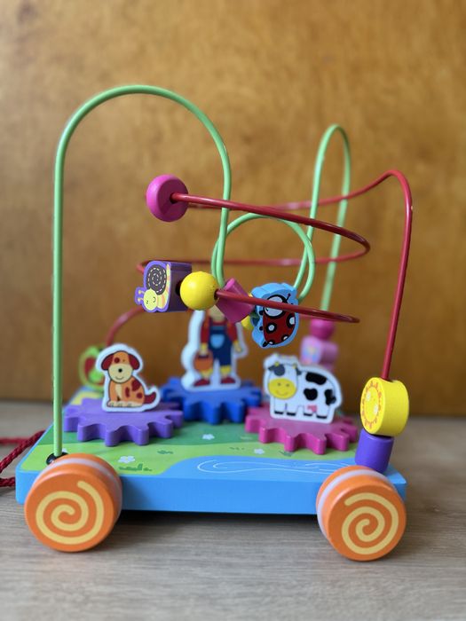 Каталка-лабиринт Viga Toys Машинка