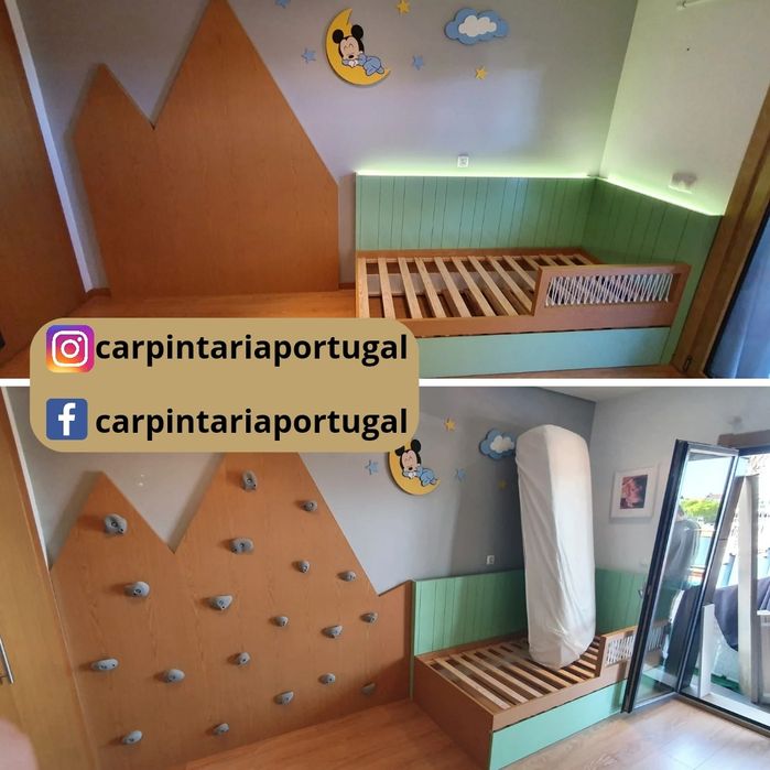 Mobília infantil e quarto montessori