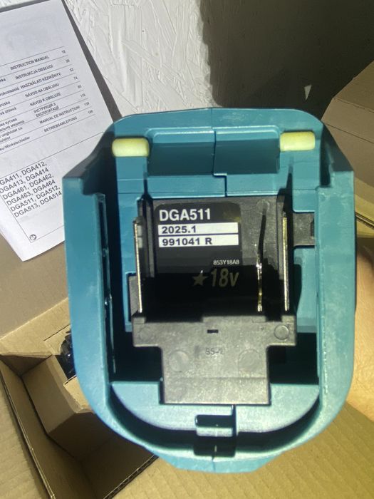 Акумуляторна кутова шліфмашина Makita DGA511Z, без акб