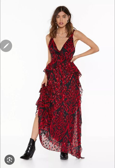 Sukienka maxi nasty gal s 36 m 38 rock