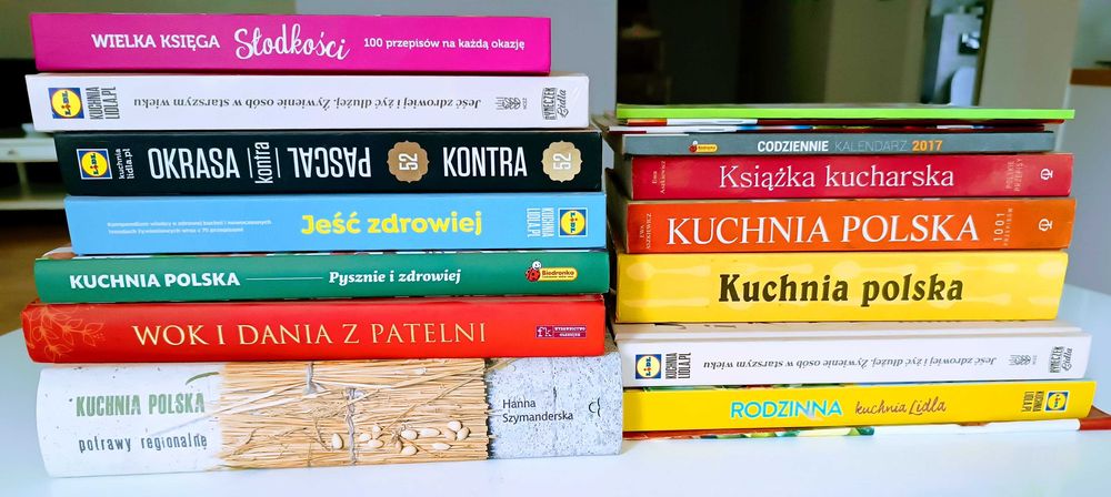 Zestaw książek kucharskich