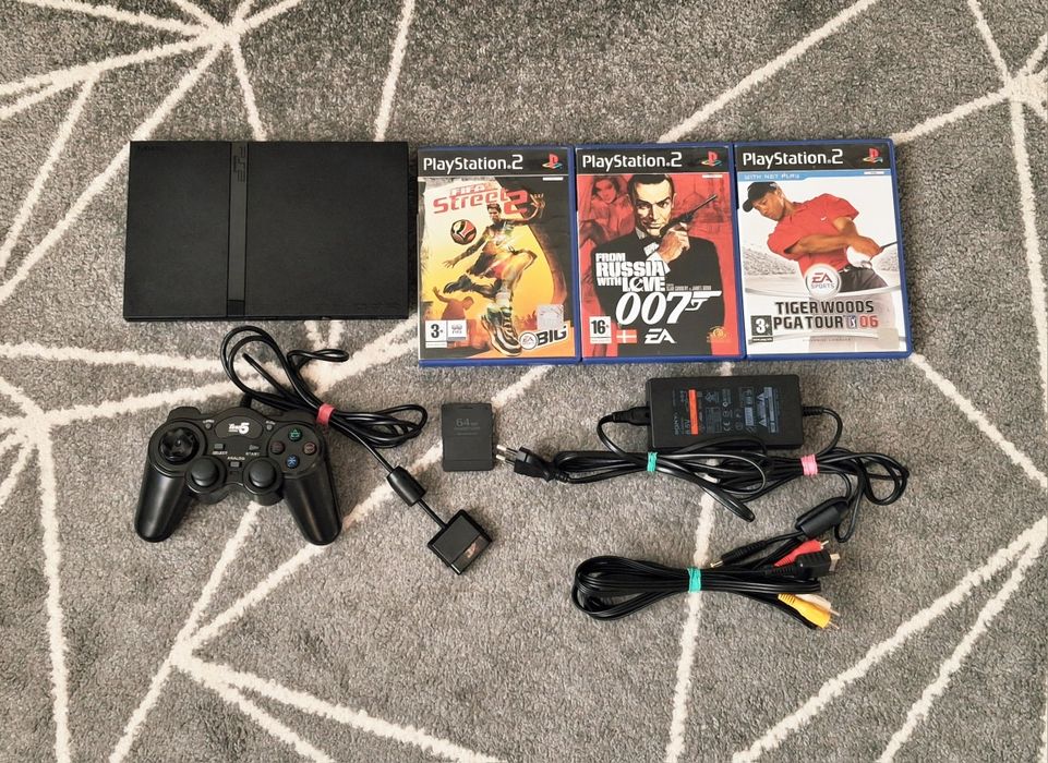 Konsola SONY PlayStation 2 PS2 SCPH-75004 Date Code 6B + Gry