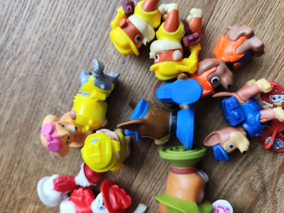 Figurki Psi Patrol Paw Skye Rubble samoloty