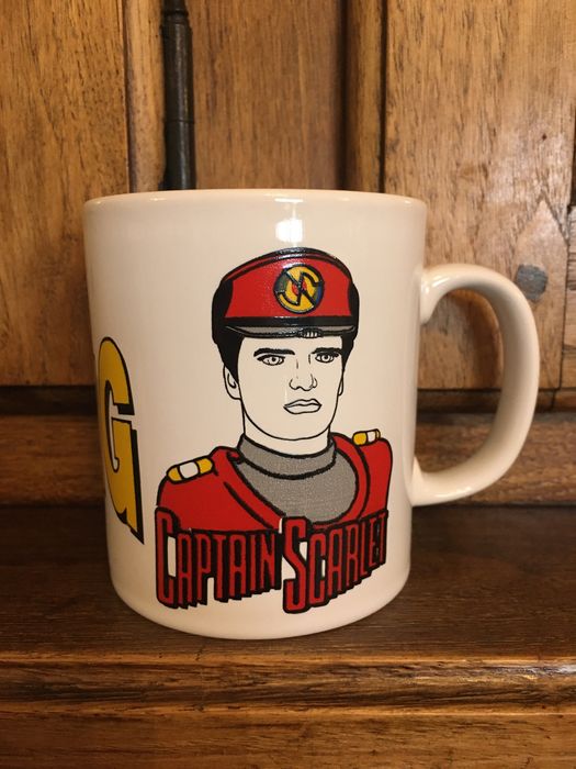 Captain Scarlet Sig caneca de coleçao 1993