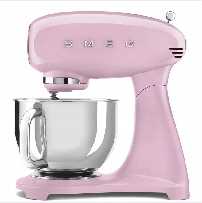 Smeg SMF02PKEU Robot kuchenny 800W Różowy, 10 prędkości, 50's Style