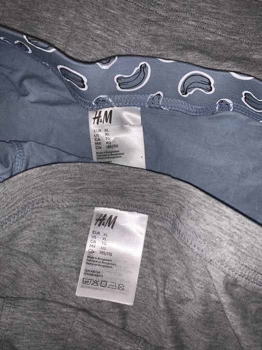 Набір чоловічих боксерів 6 штук H&M розмір XL