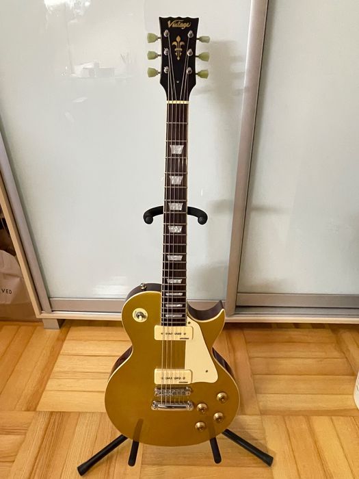 Vintage V100 Gold Top P90 Les Paul 1100 zł do negocjacji Warszawa Wola