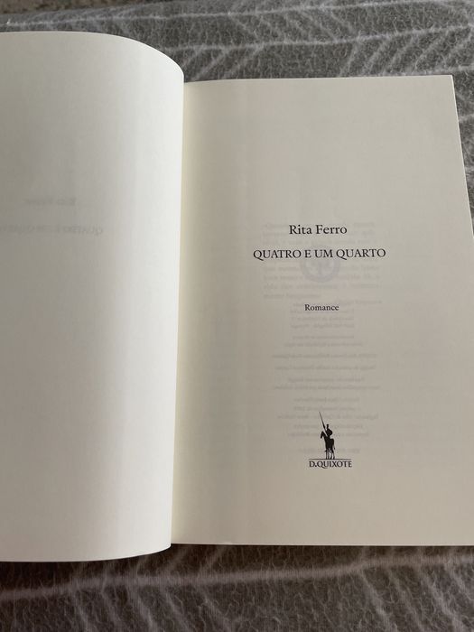 Livro “4 & 1 Quarto” de Rita Ferro