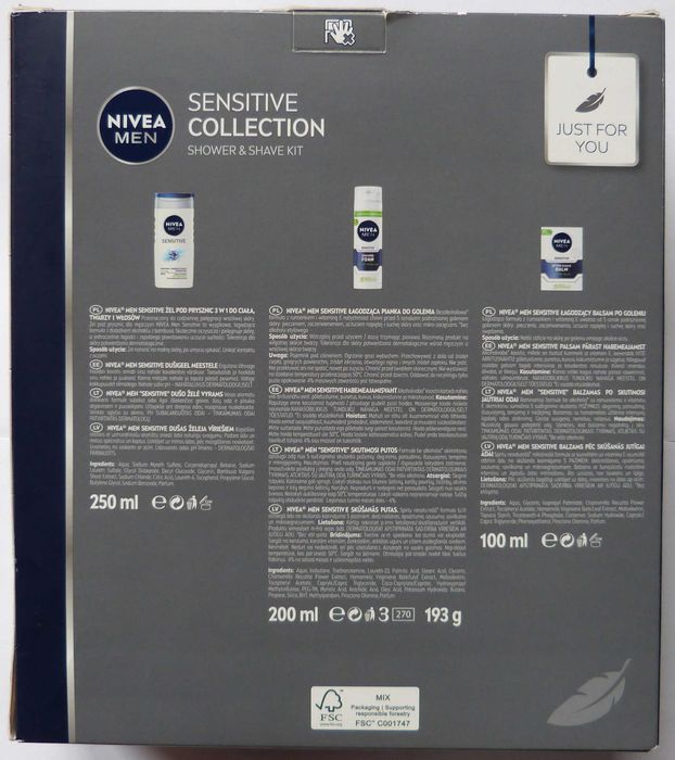 NIVEA MEN Zestaw dla mężczyzn Sensitive COLLECTION