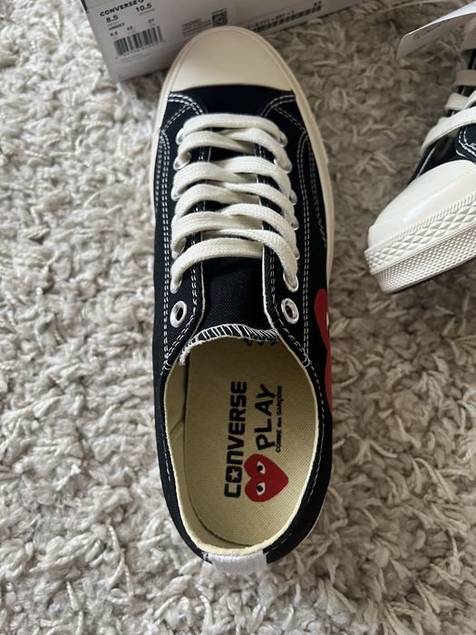 Кеди кросівки Comme Des Garcons Play x Converse Low 150206C