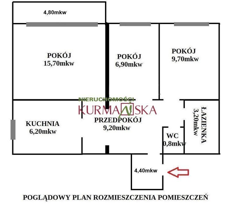 3 pokojowe ul. Studzianki