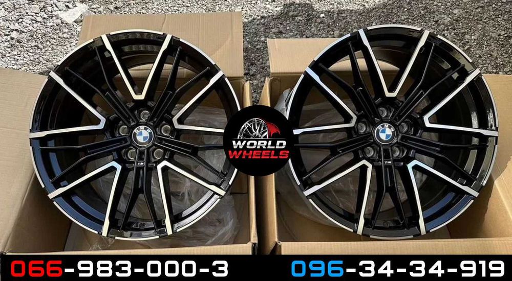 Диски R19 5x112 BMW G30 G31 G38 G01 G20 G21 G28 G26 разноширокие 951m стиль