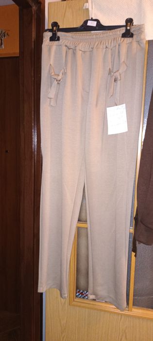 Dres damski XL beż brąz