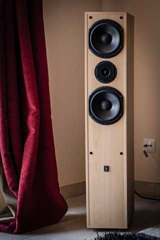 Colunas HIFI QLN 604, modelo sueco, 250W, 90dB