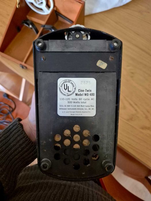 Wittnauer Cine-Twin WD 400 – Câmara/Projetor 8mm Vintage