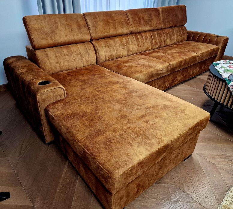 Piękna duża sofa 325cm  kanapa  2 miesiące użytkowana Nowa