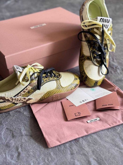 Кросівки Miu Miu calzature uomo / Кросівки жіночі Міу Міу Люкс 39р