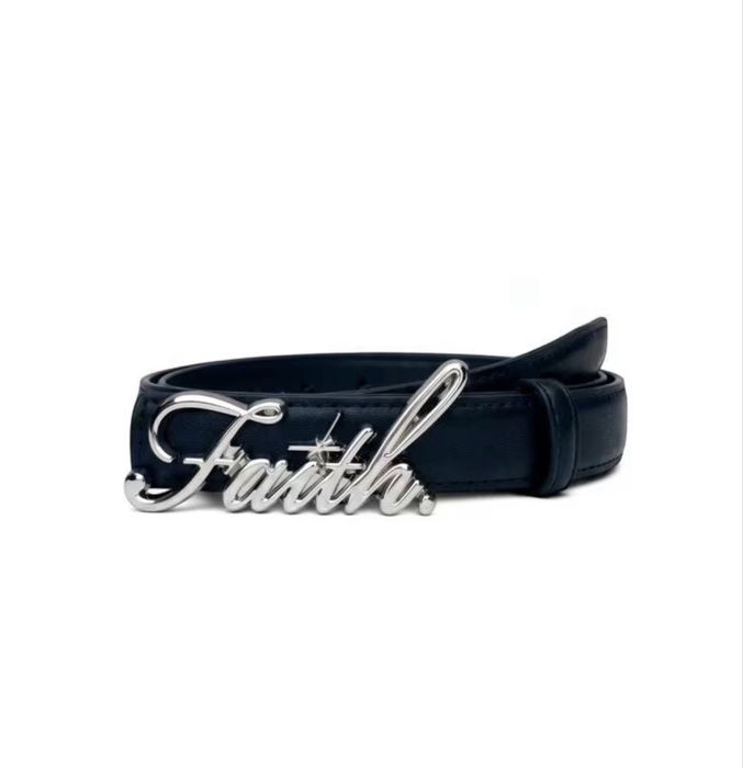 Ремінь Faith зі сріблястою пряжкою | Belt