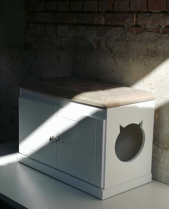 kuweta zamknięta szafka dla kota na wymiar