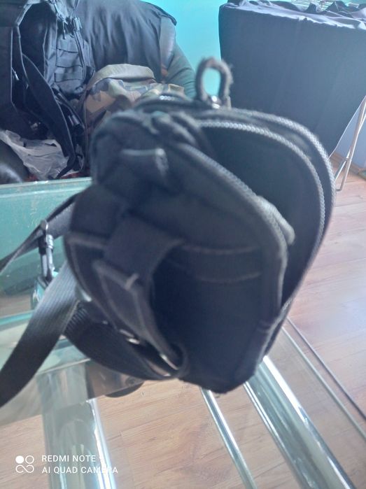 Saszetka militarna męsko damska Czarna.