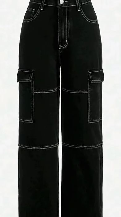 Трендові джинси з контрасними швами y2k опіум sk8 rare