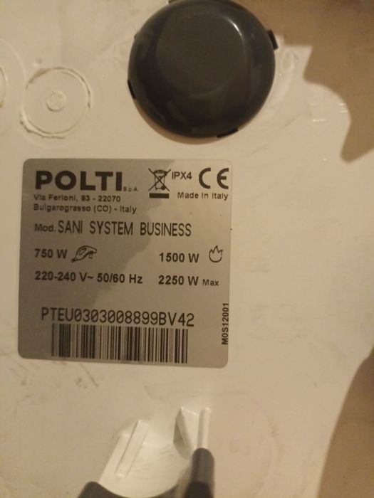 Maquina limpeza profissinal a vapor Polti Sani System Business